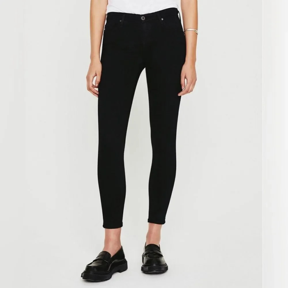 Andriano Goldschmeid dark indigo wash Legging Ankle jean Super skinny stretch 27